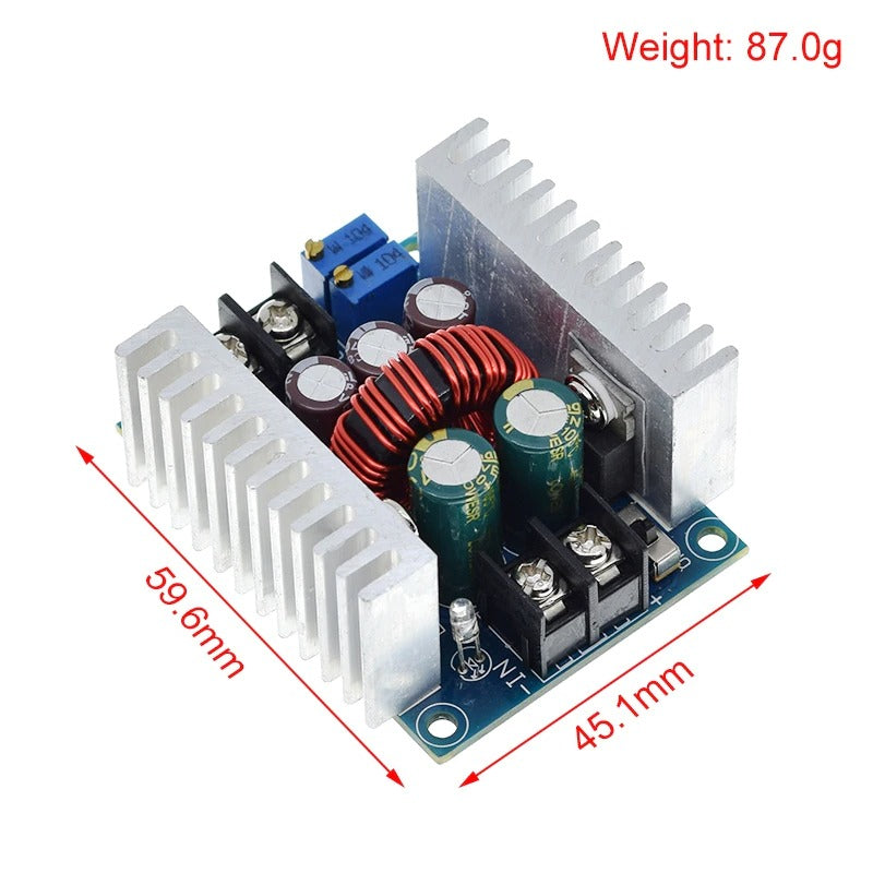 Image of Dimensioner af en 300W step down converter med strømbegrænsning