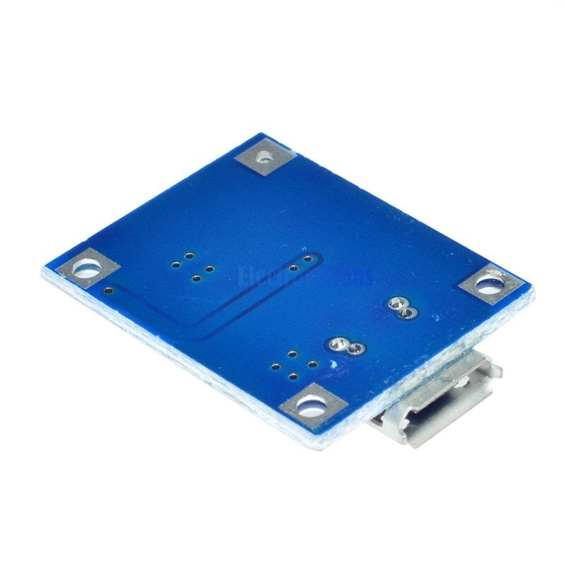 Image of LiPo batteri lader TP4056 - Bagsiden