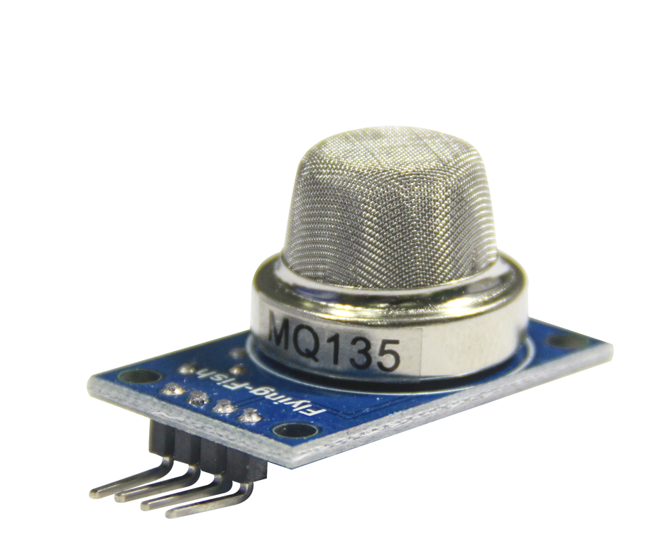 en siden af en MQ135 luftkvalitet sensor