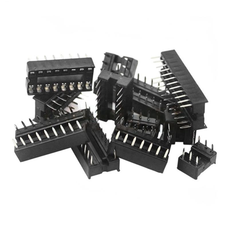 Image of forskellige type af DIP IC sokkelsæt