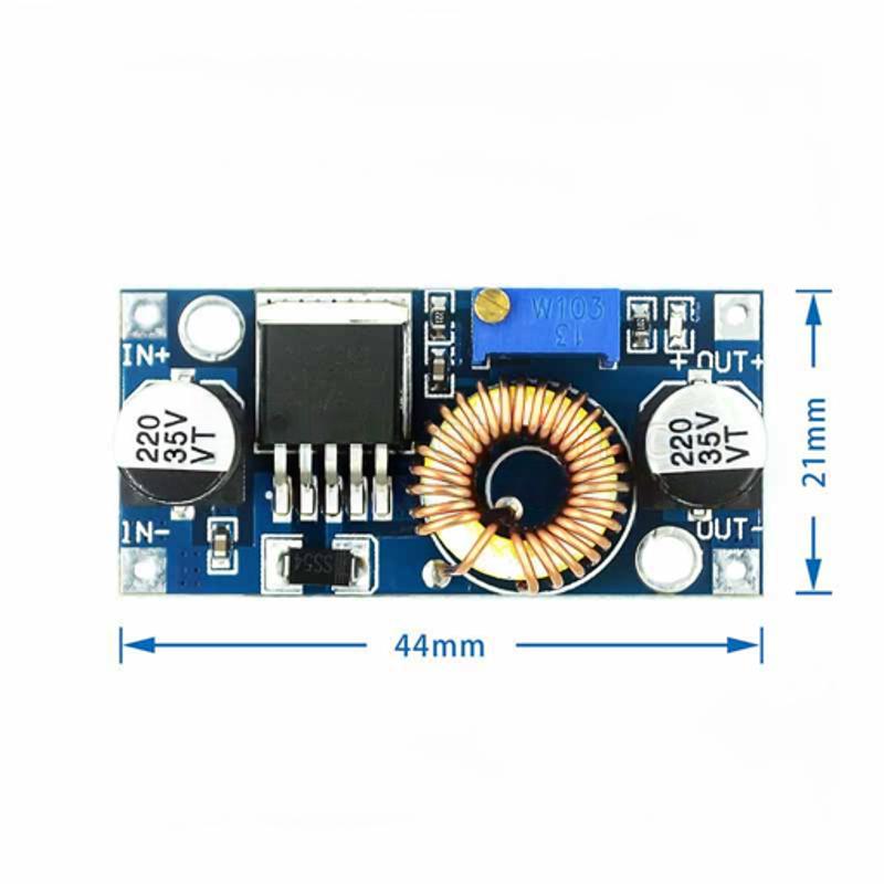 Image of Størrelse af en XL4005 5A DC-DC Step-Down Converter