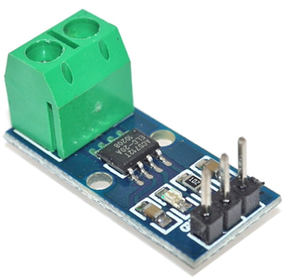 Image of forsiden af en ACS712 Strøm sensor DC/AC
