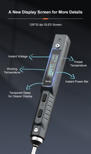 TS101 digital loddekolbe display detaljer