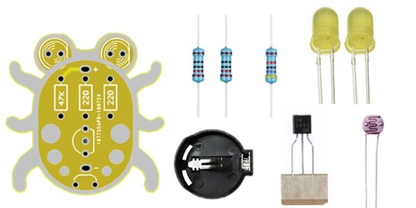 Image of Elektronik Starter Kit - Gul Loddebille