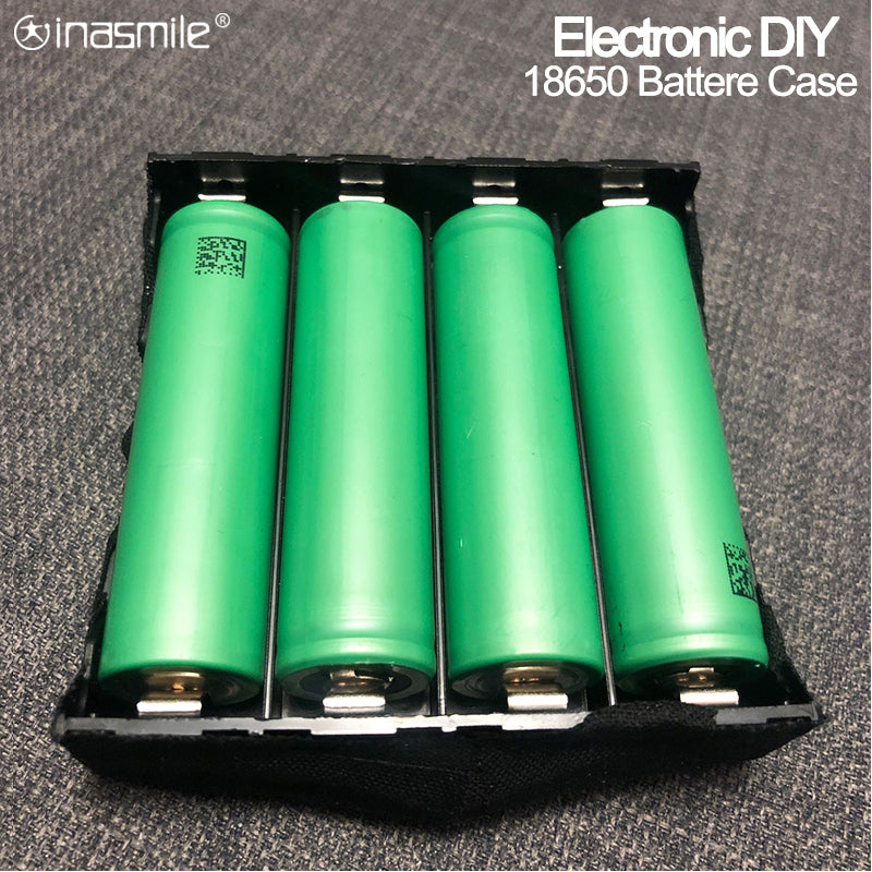 Image of 4 x 18650 batteri holder med batteri