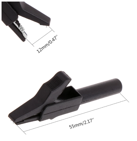Image of Specifikationer af Krokodillenæb Til 4mm banan stik