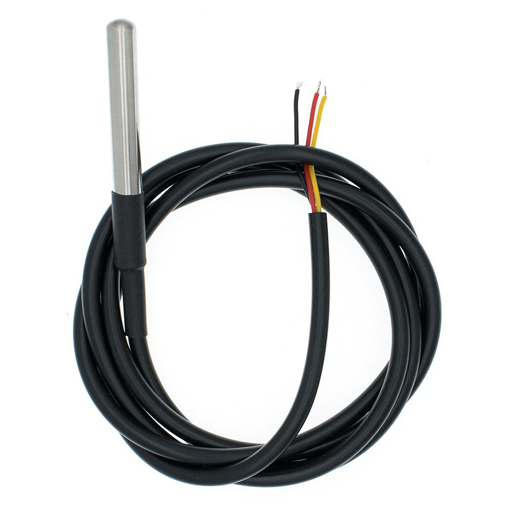 Image of forsiden af en Vandtæt temperatur sensor DS18B20
