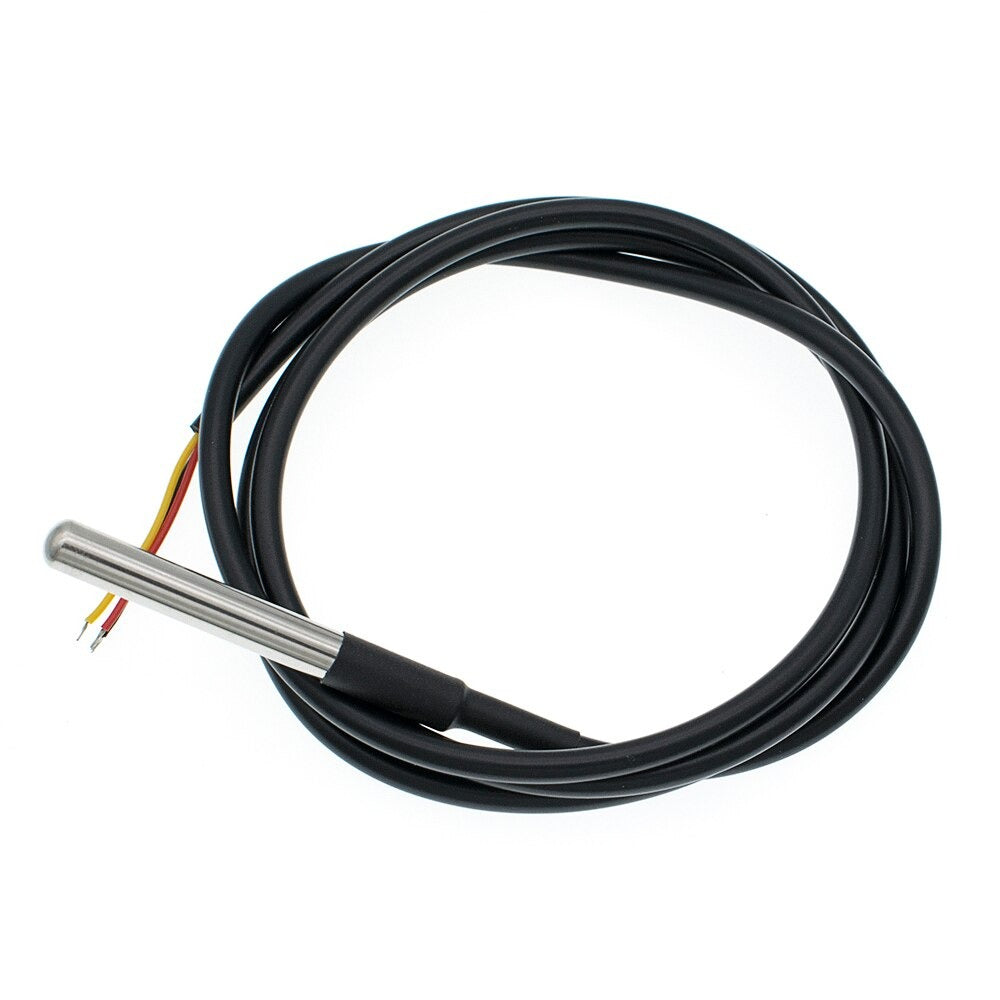 Image of Vandtæt temperatur sensor DS18B20 der vender mod venstre