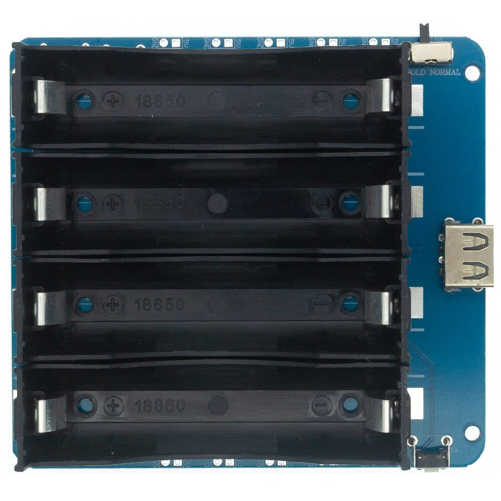 Image of 18650 Lithium Battery Shield Mobile Power Bank ESP32 - 4 batterier