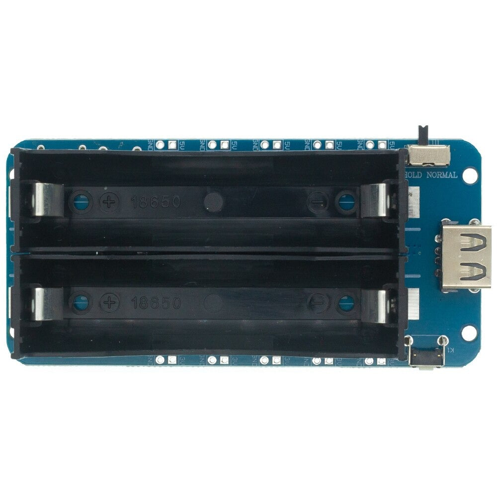 Image of 18650 Lithium Battery Shield Mobile Power Bank ESP32 - 2 batterier