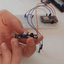 et eksempel på KY-033 IR afstandsmåler