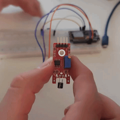 Image of en eksempel af berøringssensor/ touch sensor