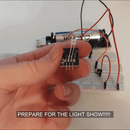 Eksempel med Auto blink LED RGB 