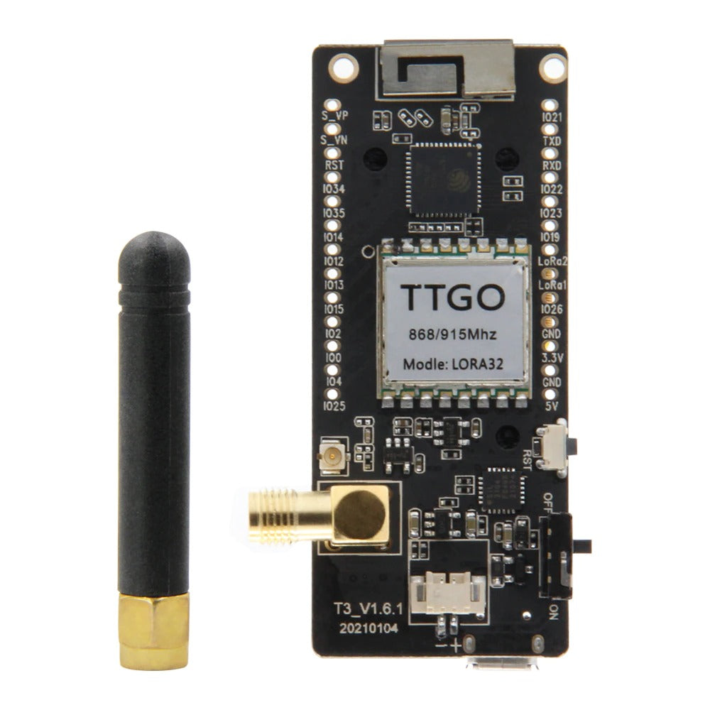 Image of bagsiden af LILYGO TTGO LoRa32 V2.1 868MHz