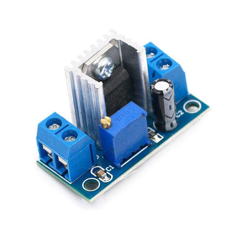 Image of forsiden af LM317 Justerbar spændingsregulator