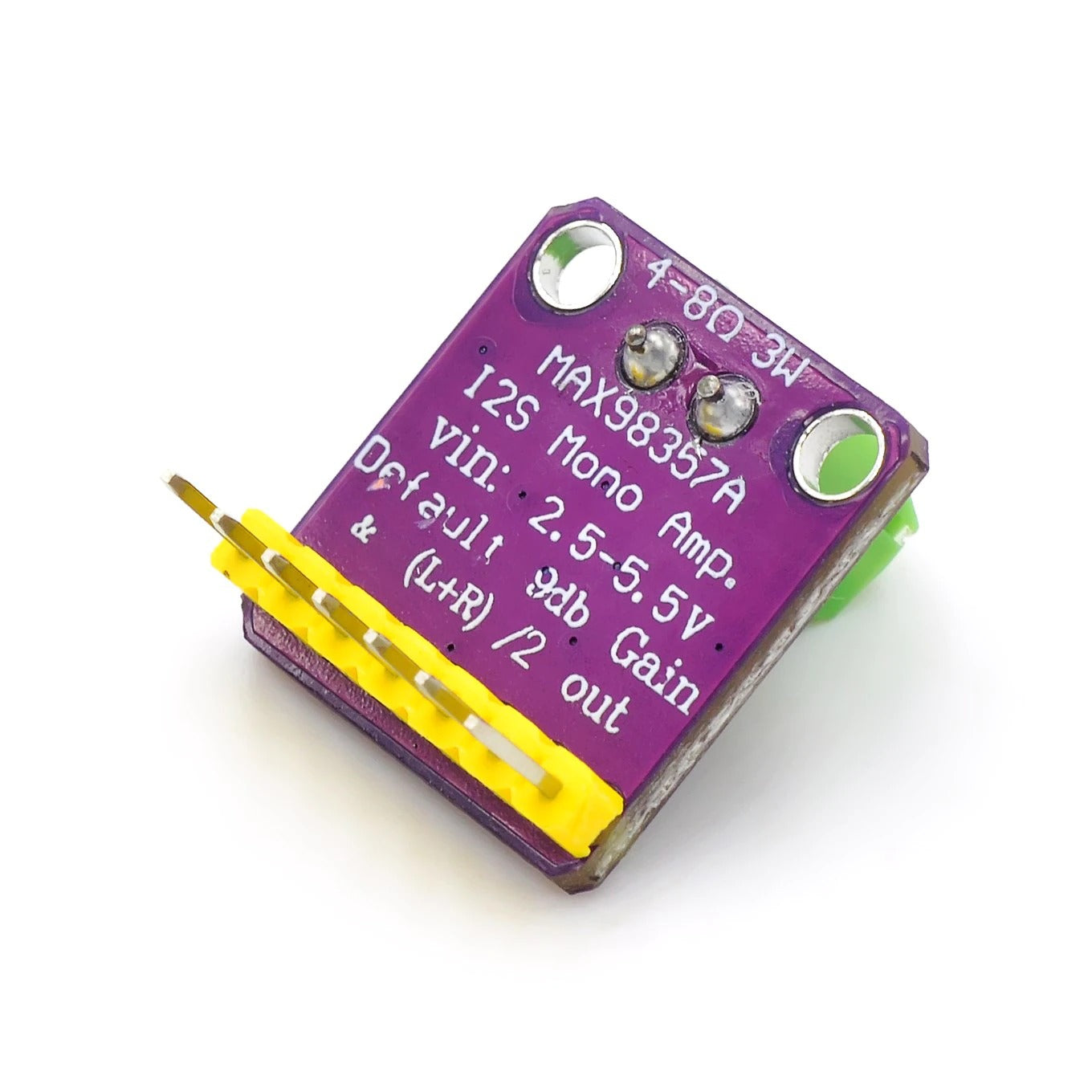 Image of bagsiden af Mono audioforstærker 3.2W MAX98357A