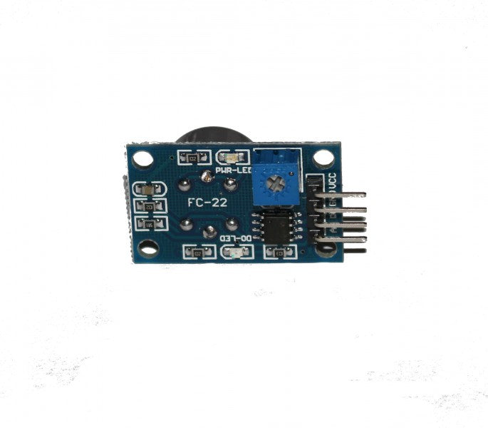 Image of bagsiden af 1stk MQ7 Carbon monoxide (kulilte) sensor