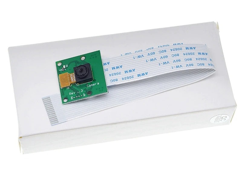 Image of Raspberry Pi kamera OV5647 med boksen