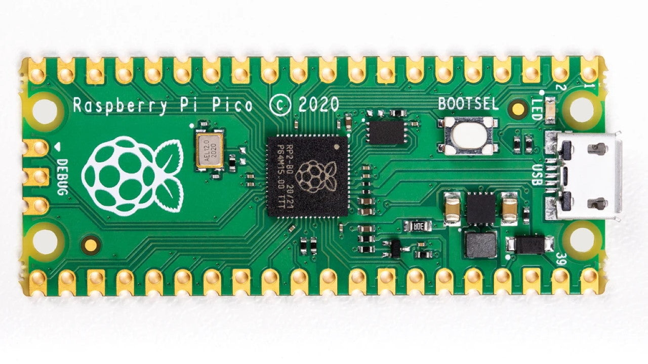 Image of forsiden af Raspberry Pi Pico