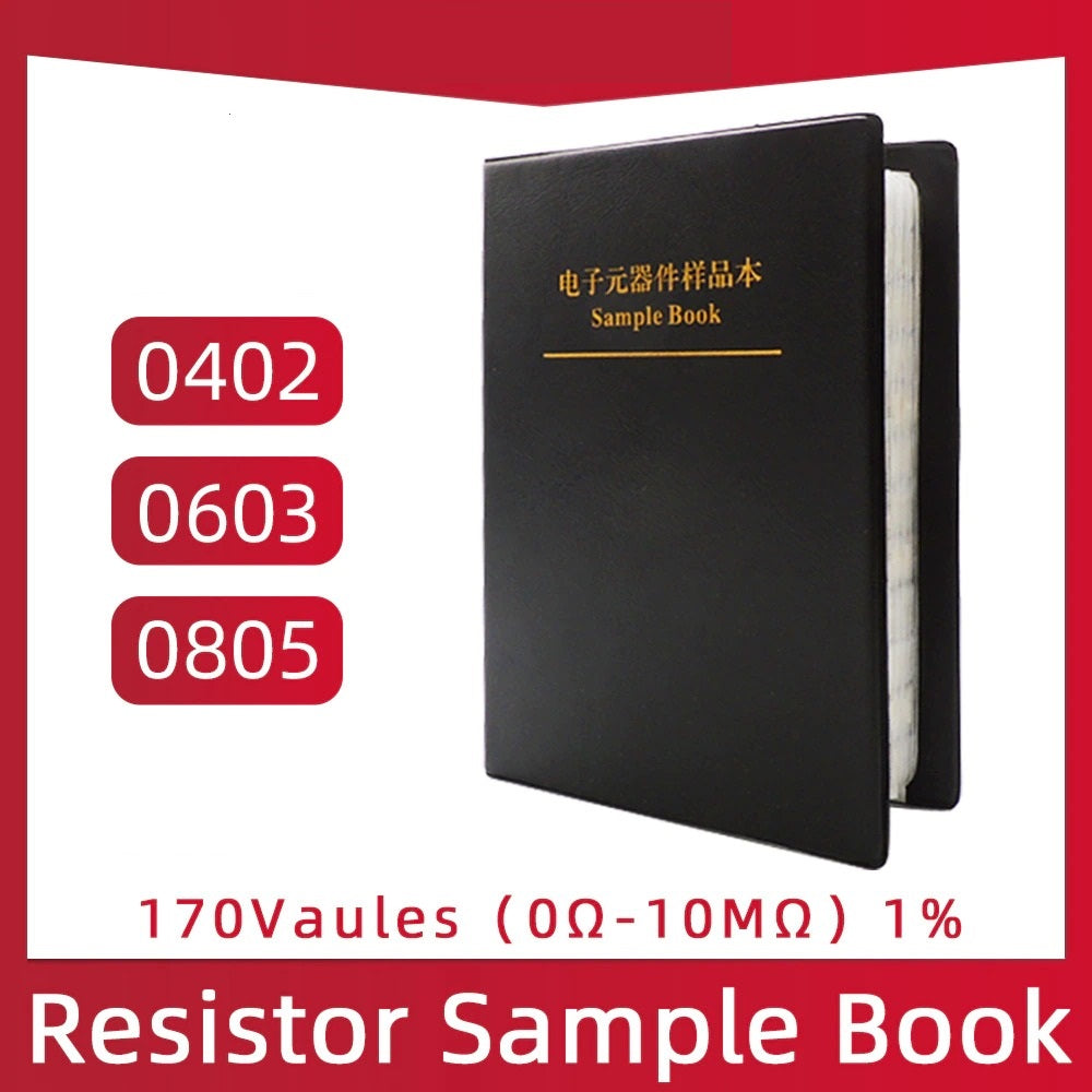 Image of SMD modstand samplebog med 170 modstandsværdier