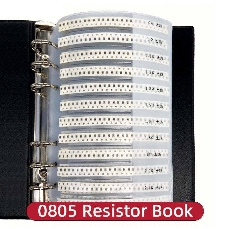 Image of SMD modstand samplebog med 170 modstandsværdier -0805