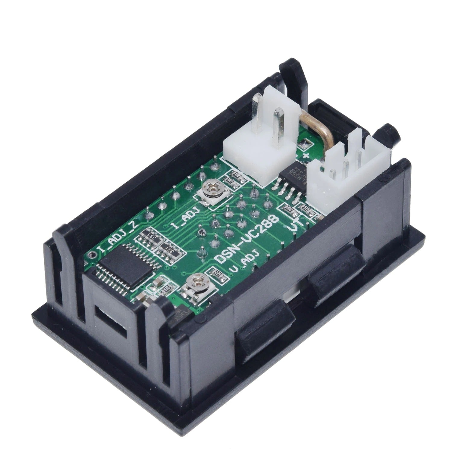 Image of bagsiden af Voltmeter og Amperemeter, der vender mod højre