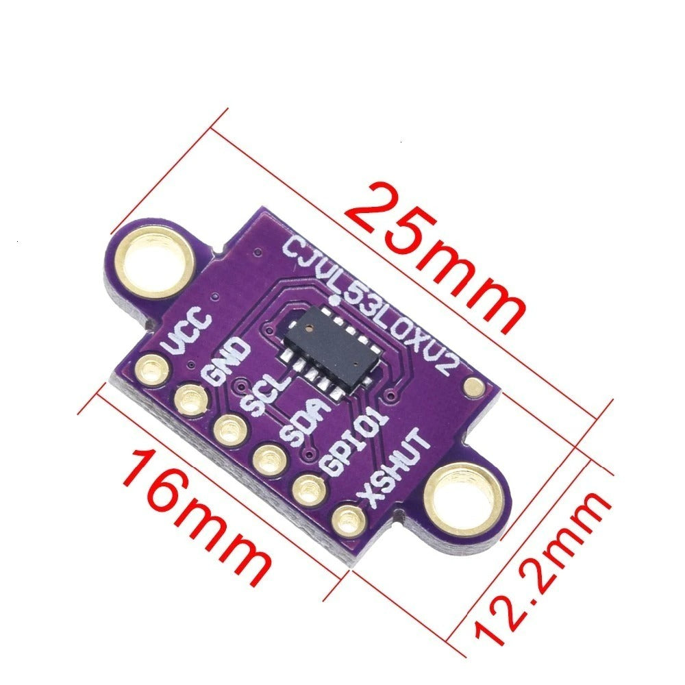 Image of størrelse af Time-of-Flight (ToF) sensor