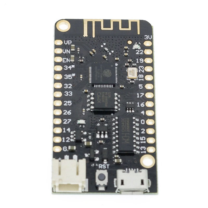 Image of ESP32 WEMOS LOLIN32 Lite V1, der vender mod nedad