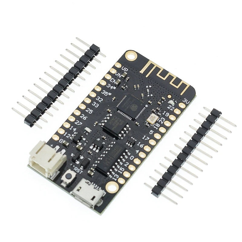 Image of ESP32 WEMOS LOLIN32 Lite V1 med batteristik og lader
